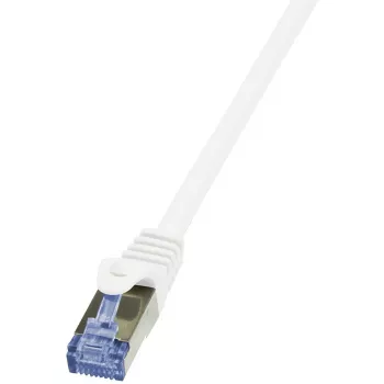 Tinklo kabelis LogiLink 20m Cat.6A RJ-45 S/FTP Baltas