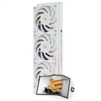 Thermalright Wonder Vision 360 UB ARGB skysčio aušintuvas procesoriui, ARGB, 6,67 inch OLED ekranas – 360 mm, baltas (WONDER VISION 360 UB ARGB WHITE)
