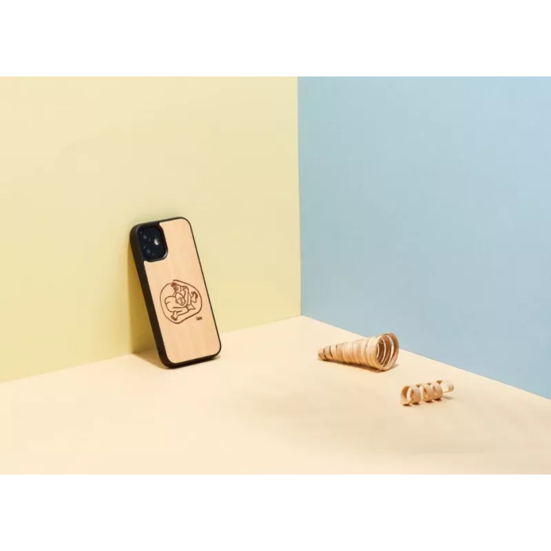Apsauginis dėklas Man and Wood iPhone 12 mini – vaikiškas žuvies dizainas