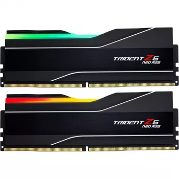DIMM 32 GB DDR5-6400 (2x 16 GB) Dual-Kit, Arbeitsspeicher schwarz, F5-6400J3039G16GX2-TZ5NR, Trident Z5 Neo RGB, AMD EXPO