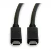 USB-C laidas ROLINE 11.02.9057 USB 3.2 Gen 2 1m juodas