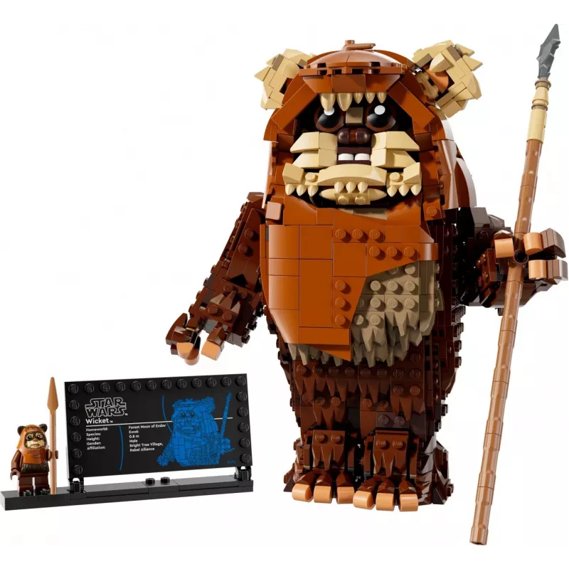 LEGO Star Wars Konstrukcinis rinkinys Wicket the Ewok 75430 – 1010 dalių, 230 mm modelis, nuo 12 metų