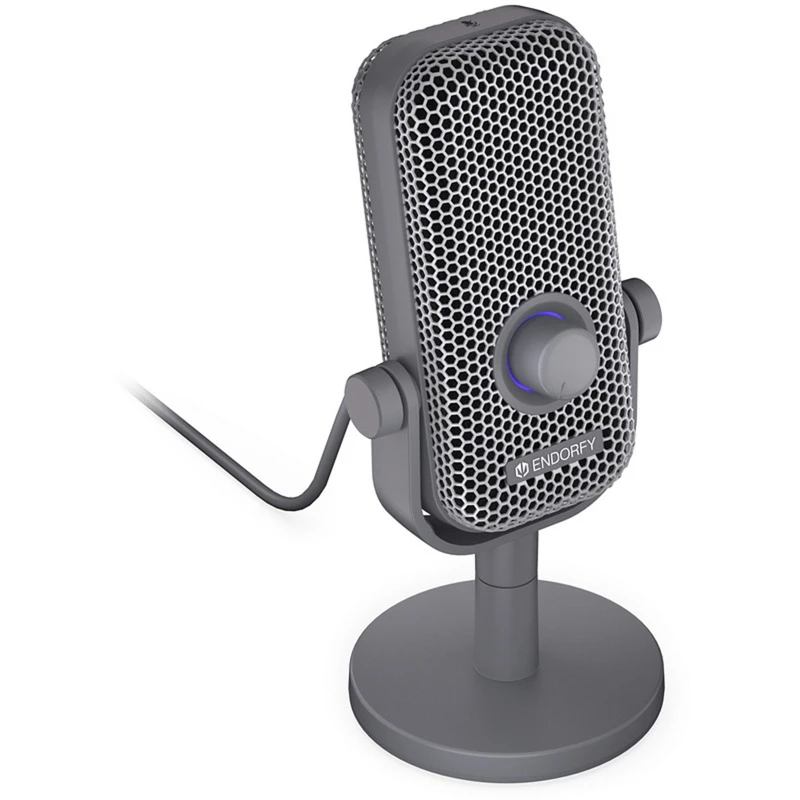 Mikrofonas ENDORFY Solum Voice S Alt pilkas EY1B024 USB jungtimi