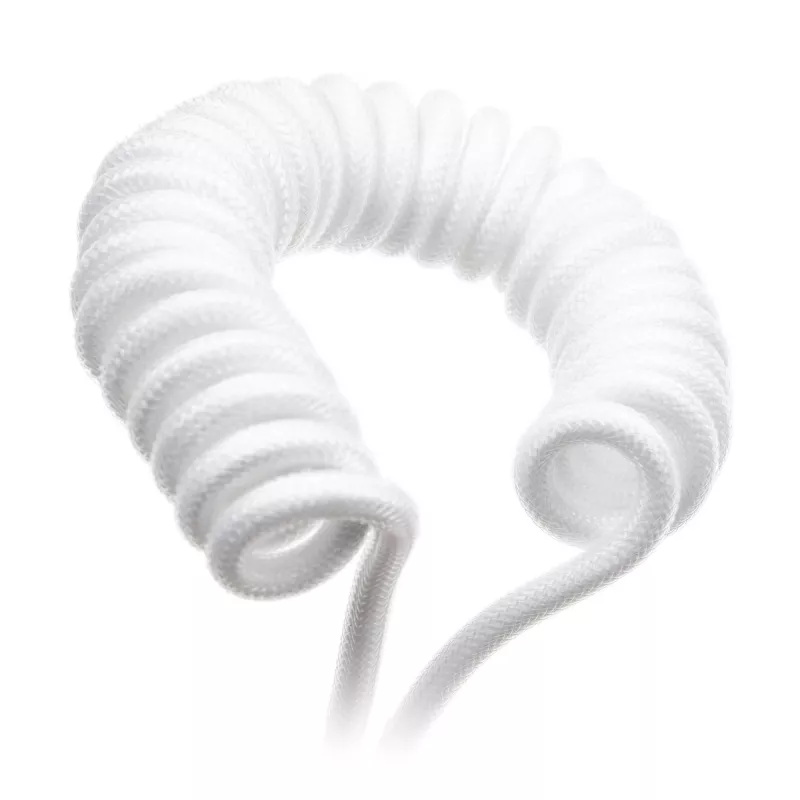 Suvyniojamas USB laidas Ducky White Edition DACOC2-WHT1, atjungiamas, baltas