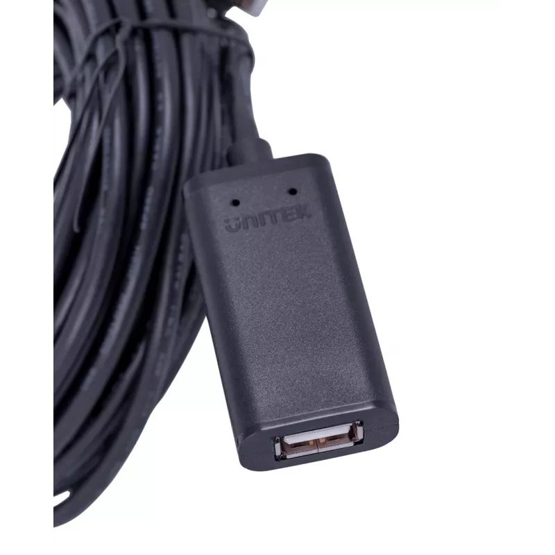UNITEK Y-278 USB 2.0 laidas 10 m 2 x USB A USB A juodas