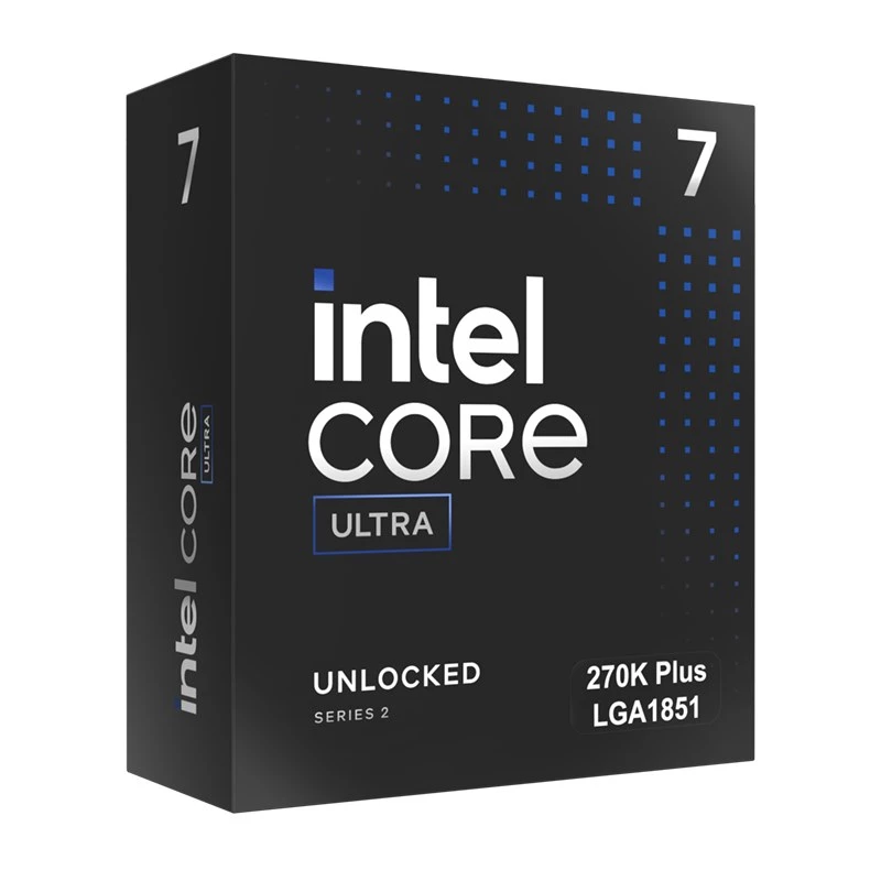 Intel Core Ultra 7 270K Plus 24 branduolių procesorius, LGA1851, dėžutė (BX80768270K)