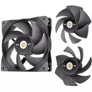 Thermaltake SWAFAN GT12 120mm korpuso ventiliatorius – juodas