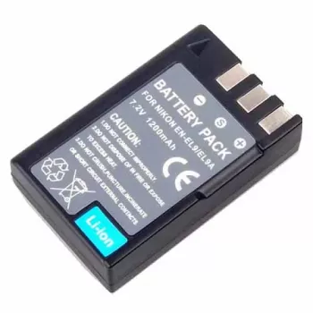 Papildoma įkraunama baterija EN-EL9 7,2V 1500mAh Nikon fotoaparatams
