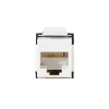 LogiLink NK4066 Keystone modulis RJ45 plokščias juodas/baltas