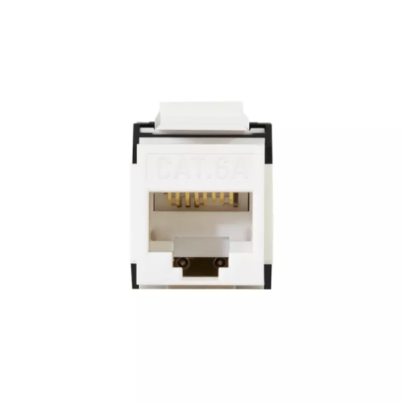 LogiLink NK4066 Keystone modulis RJ45 plokščias juodas/baltas
