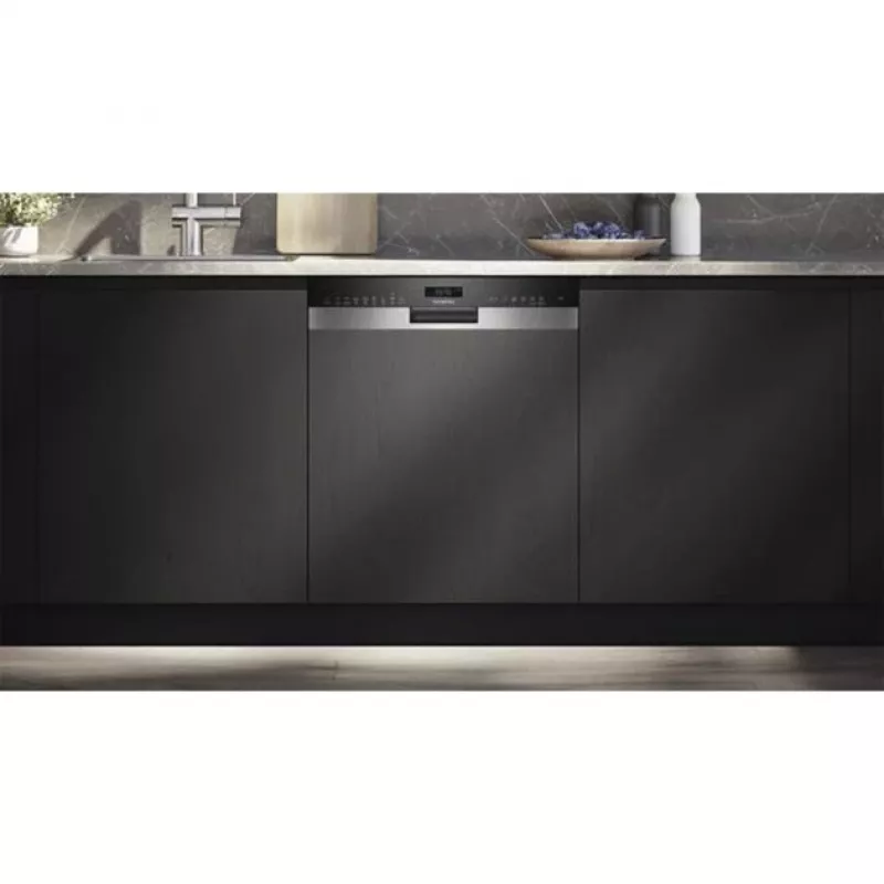 Indaplovė Siemens iQ500 SN55ES12CE pusiau įmontuojama 14 komplektų
