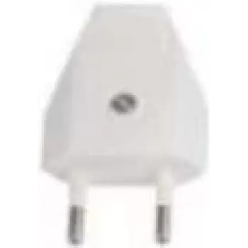 Elektros kištukas Bachmann 900.011, baltas, plastikinis korpusas, 250 V AC, 2,5 A