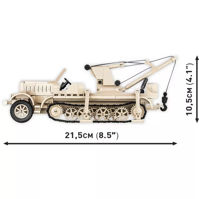 Konstruktorius Cobi Sd.Kfz. 9/1 Famo – Antrojo pasaulinio karo modelis, 498 detalės, įvairiaspalvis