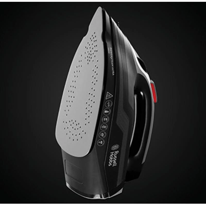Lyginimo lygintuvas Russell Hobbs 20630-56 sausas ir garinis, keraminis padas, 3100 W, juoda, pilka