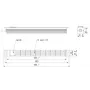 Gembird EG-PDU-10C132C19 1U stovo maitinimo skirstytuvas – 10x C13 lizdų, 16A C19 įvadas, 2 m laidas, 3500 W