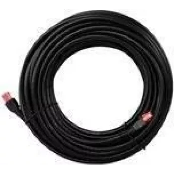Wentronic goobay Patch-Cable RJ-45 (M) į RJ-45 (M) 50,0 m UTP CAT 6 ekranuotas, lauko, tvirtas, juodas (55437)