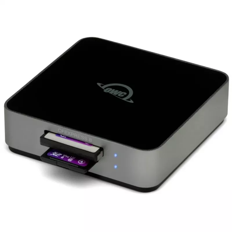 OWC Atlas kortelių skaitytuvas (SDXC UHS-II, CFexpress Type B) – USB-C 3.2 Gen 2 (OWCTCCFXBSDRDR)