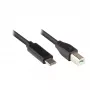 Good Connections USB 2.0 laidas C-B juodas 3m