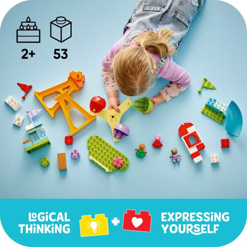 LEGO DUPLO 10453 Linksmasis atrakcionų parkas
