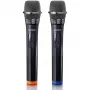 Belaidis sceninis mikrofonų rinkinys Lenco MCW-020BK
