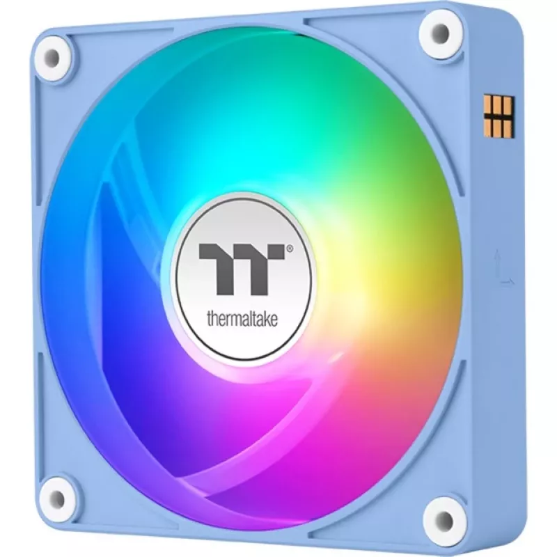 Thermaltake CT140 EX ARGB 140mm korpuso ventiliatoriai 3 vnt. rinkinys – Hydrangea Blue