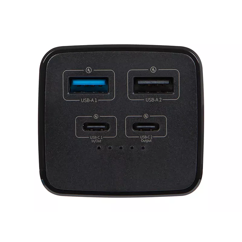 Nešiojamas powerbankas BLOW PB20G 20000mAh PD 65W, USB-C įėjimas/išėjimas, 2x USB-A išėjimai, juodas