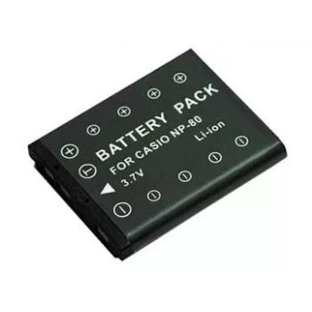 Įkraunama baterija Extra Digital NP-80 / NP-82 3,7V 1200mAh fotoaparatams ir nešiojamiems įrenginiams