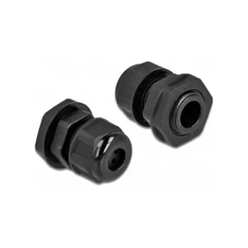 Kabelio įvadas DeLOCK 60379 Juodas Plastikas 2 vnt.
