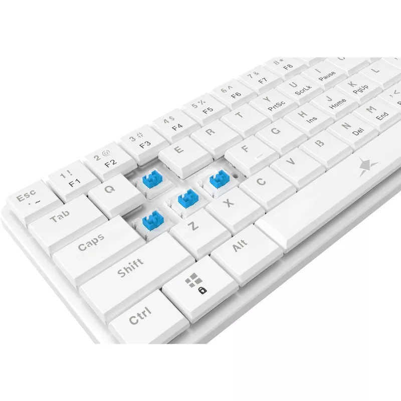 White Shark GK-006221 Nagamaki White-Mechanical-Blue.SW belaidė klaviatūra