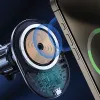 Automobilinis laikiklis su Magsafe 15W indukciniu įkrovimu, juodas