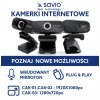 Savio Internet Camera Webcam USB Full HD Z Wbud