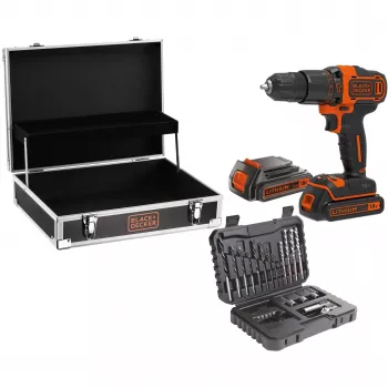 Gręžtuvas Black & Decker BDCHD18B2FC-QW 18V Ličio jonų 2 akumuliatoriai