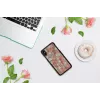 Apsauginis dėklas iKins iPhone XS Max – deimantinis raštas, juodas