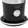 Automatinis pieno putos plaktuvas Adler AD 4497 — nerūdijantis plienas, 600W, putos 120 ml / šildymas 300 ml, karštas ir šaltas