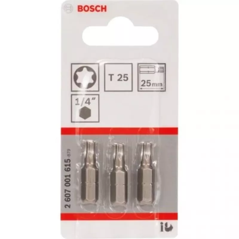 Bosch 2 607 001 615 antgalis atsuktuvui 3 vnt.