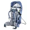 Kūdikio nešimo kuprinė Deuter Kid Comfort Pro, mėlyna, poliamidas, max 22 kg, skėtis nuo saulės, šoninė kišenė