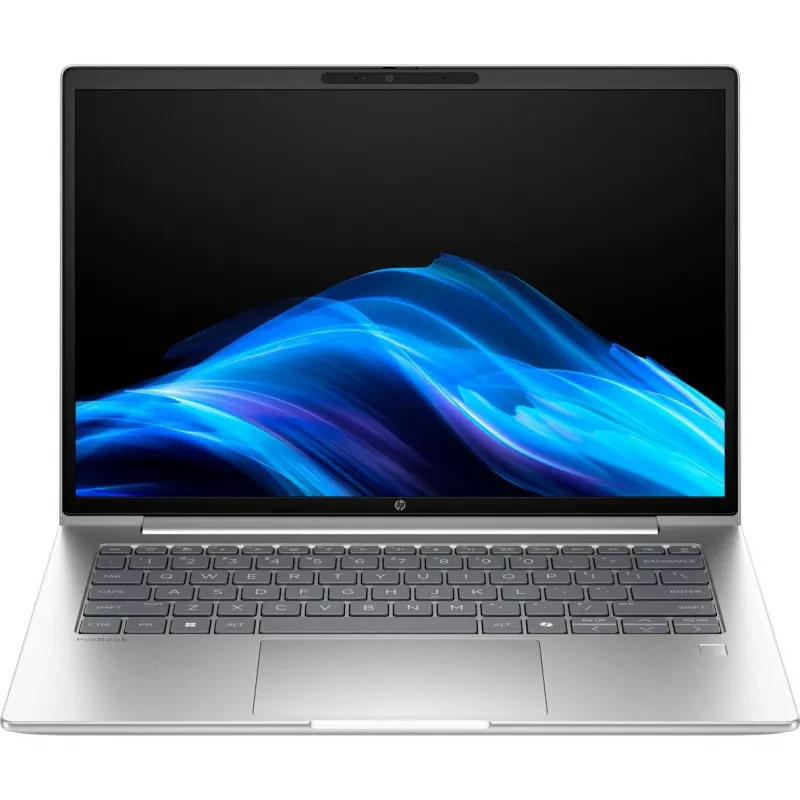 HP ProBook 4 G1a (C07P4ES) nešiojamas kompiuteris sidabrinis, AMD Ryzen 5 230, AMD Radeon 760M, 16 GB DDR5, 512 GB SSD, Windows 11 Pro