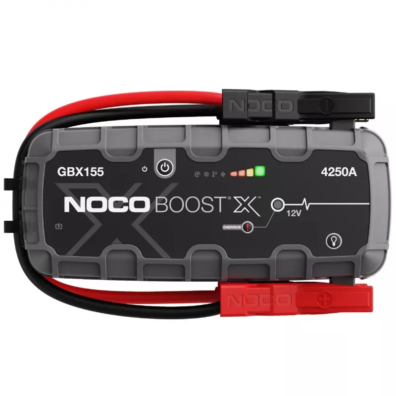 Automobilio užvedimo starteris NOCO GBX155, 4250 A, 99 Wh Li-Ion, 60 W įkrovimas, IP65, įmontuotas 500 lm LED žibintuvėlis