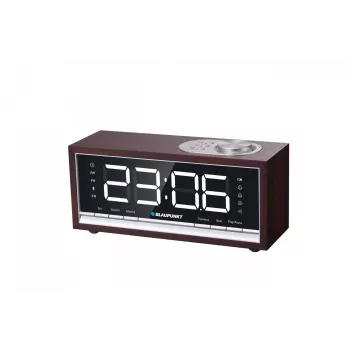 Nešiojamas radijo imtuvas su žadintuvu BLAUPUNKT CR60BT — FM PLL, Bluetooth, LED ekranas, 60 atminties stočių, baterija/DC, CR2032 atsarginė