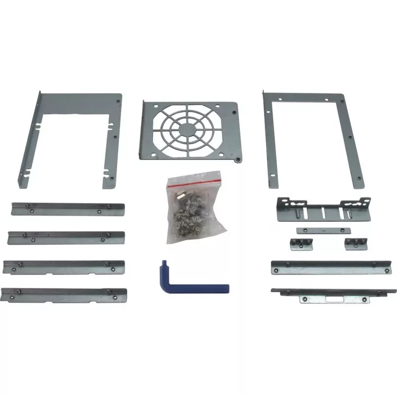 Serverinis korpusas Inter-Tech 4U-4424 Rack juodas, sidabrinis