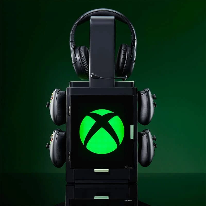 Numskull Games Oficialus Xbox žaidimų laikiklis diskams, juodas, laidinis