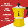 Bialetti Rainbow Black Yellow kavinukas vienam puodeliui