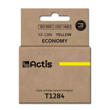 Actis KE-1284 rašalo kasetė (pakaitalas Epson T1284; standartinė; 13 ml; geltona)