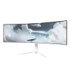 Išlenktas monitorius Arozzi Nova 49 colių (124,5 cm) Dual QHD 5120×1440 LED VA, 32:9, 4 ms, USB šakotuvas, garsiakalbiai, baltas