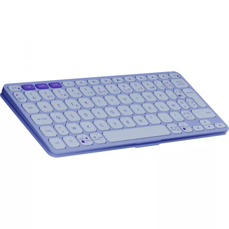 Logitech Keys-To-Go 2 klaviatūra universali Bluetooth AZERTY prancūziška alyvinė