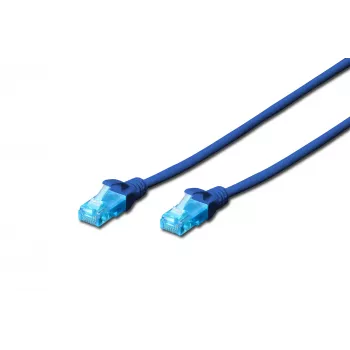 Pataisos laidas Digitus CAT 5e U/UTP DK-1511-005/B, 0,5 m, mėlynas