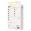 Baseus Crystal Shine USB į Lightning laidas, 2,4A, 2m (violetinis)