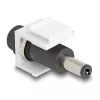 DeLOCK Keystone modulis DC 5,5 x 2,1 mm motina-tėvas baltas
