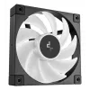 Ventiliatorių rinkinys DeepCool FD12 ARGB-3 in 1 12 cm juodas baltas 3 vnt. Maksimalus oro slėgis 2.56 mmH2O