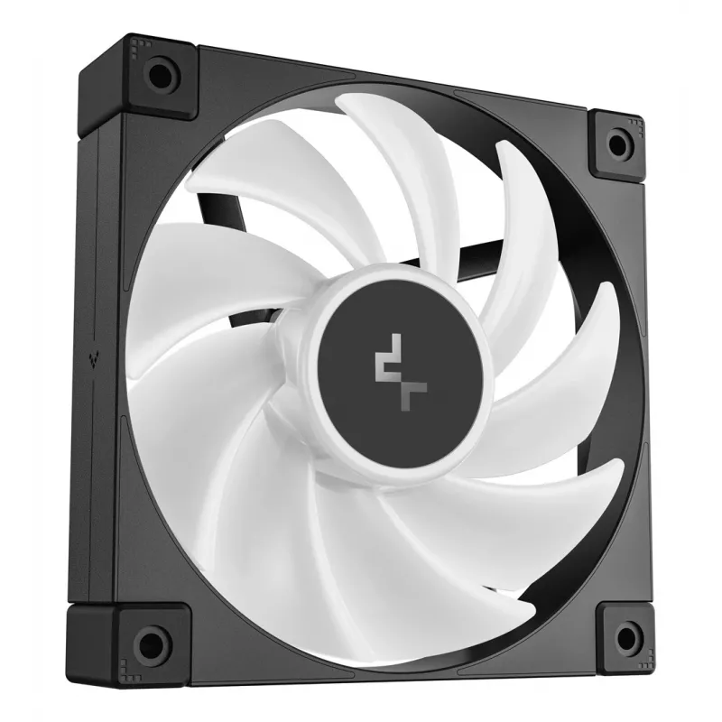 Ventiliatorių rinkinys DeepCool FD12 ARGB-3 in 1 12 cm juodas baltas 3 vnt. Maksimalus oro slėgis 2.56 mmH2O